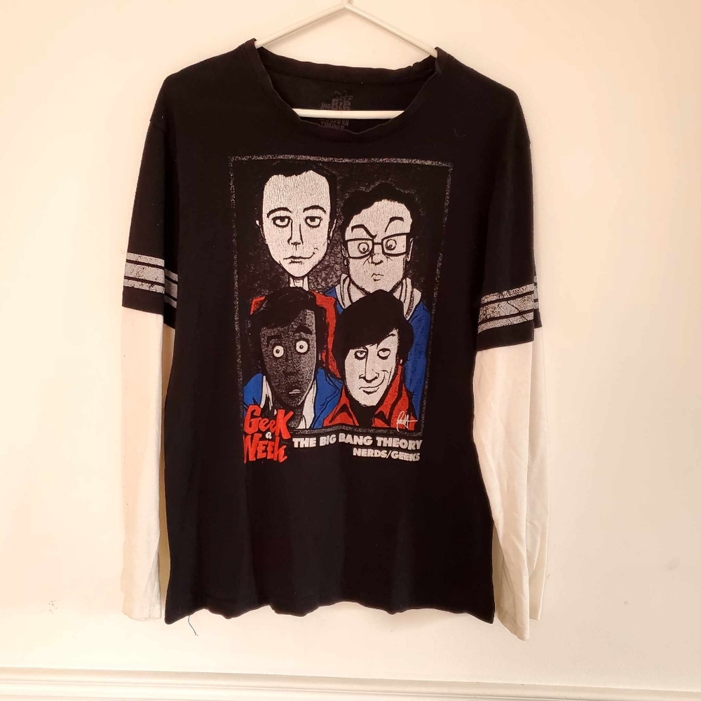 The Big Bang Theory Long Sleeves Crew Neck T-shirt M